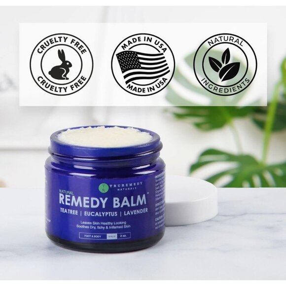 Truremedy Naturals natural eucalyptus tea tree lavender balm for dry skin‎ 2 oz - Picture 12 of 12